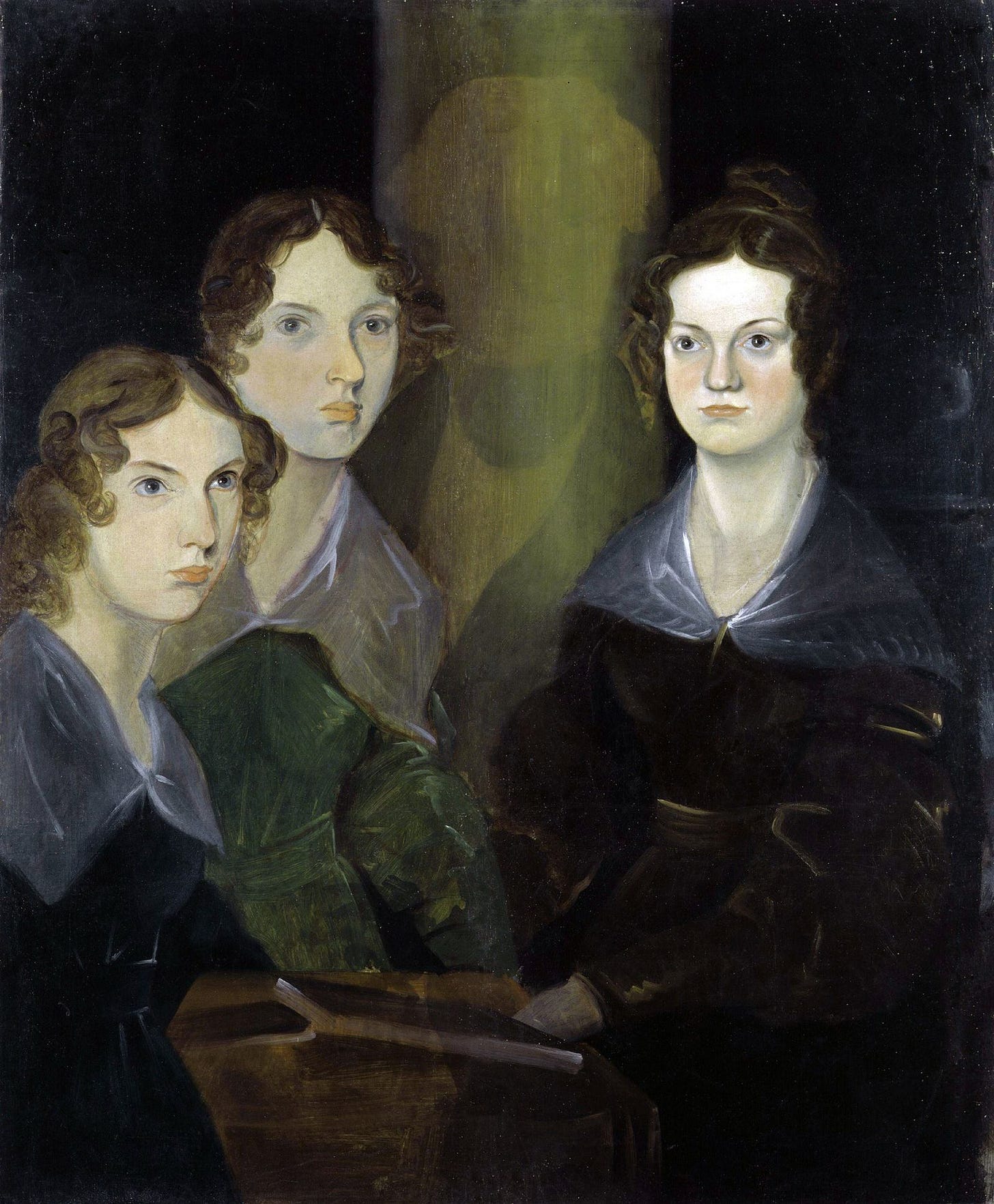 Image may contain Anne Brontë Anne Brontë Anne Brontë Art Painting Adult Person Face Head and Wedding