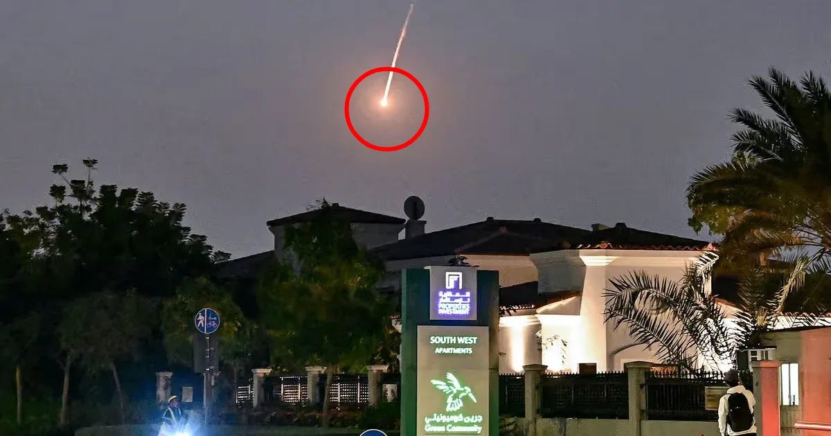 Missiles Intercepted Over Dubai: Influencers Describe Chaos as Missiles Are  Intercepted Over City