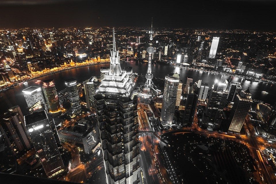 Night, City, Shanghai, Asia, East, Architecture, Urban Night, City, Shanghai, Asia, East, Architecture, Urban