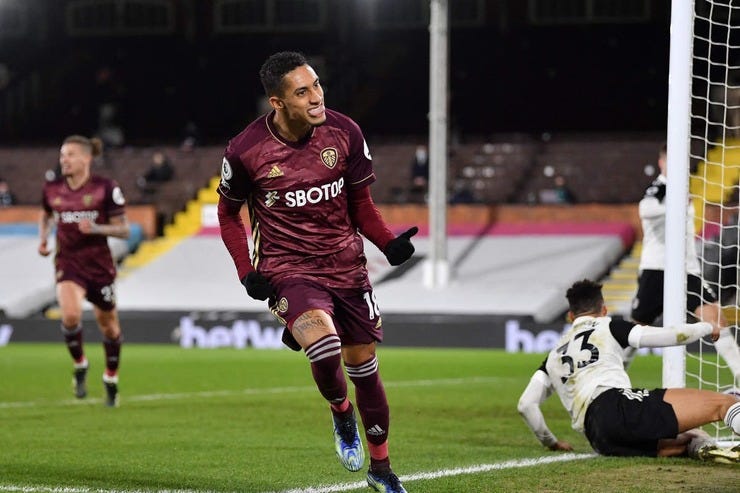 Raphinha's winner came just seconds after Lookman's big miss.