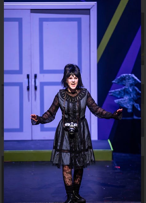 Images from the three 2026 spring productions: Beetlejuice Jr., Shrek Jr., Peter Pan Jr. 