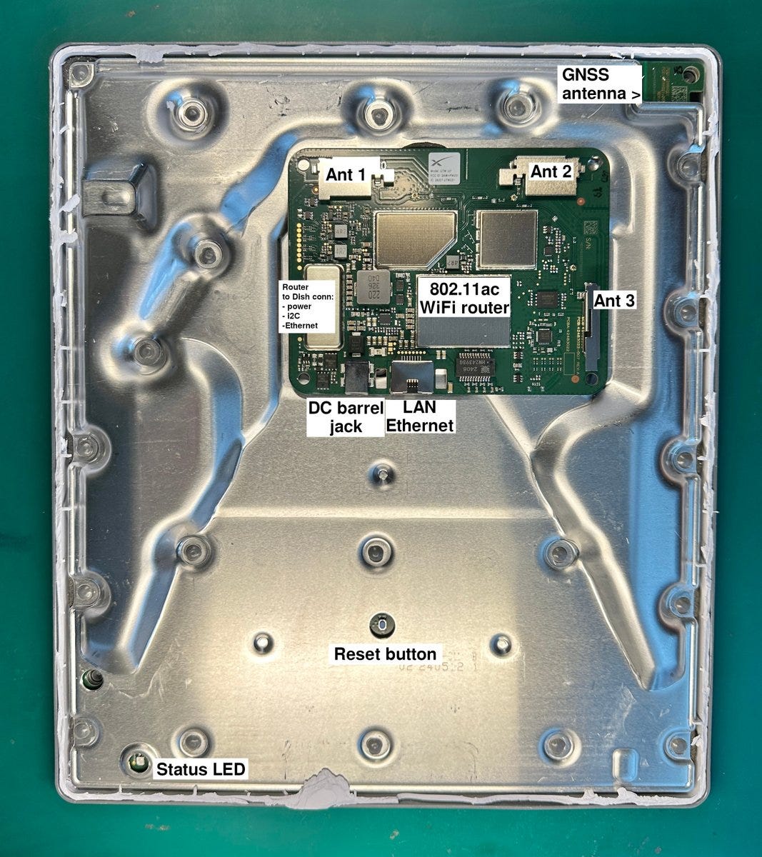 Starlink Mini 硬件拆解