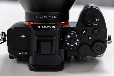 Sony a7R VI mirrorless camera