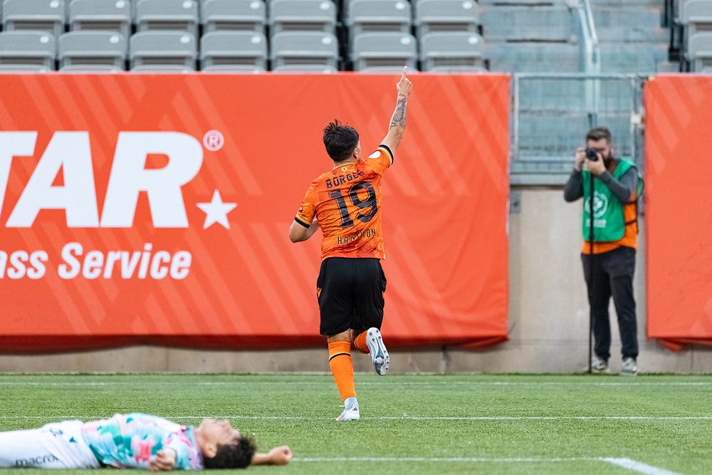 HAMILTON, ONTARIO, CANADA/Canadian Premier League/Aug.10th, 2024/ Jojo Yanjiao Qian/Forge FC