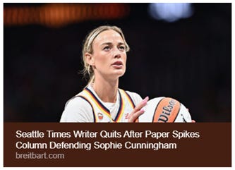 Defending Sophie Cunningham. AI-generated content may be incorrect.