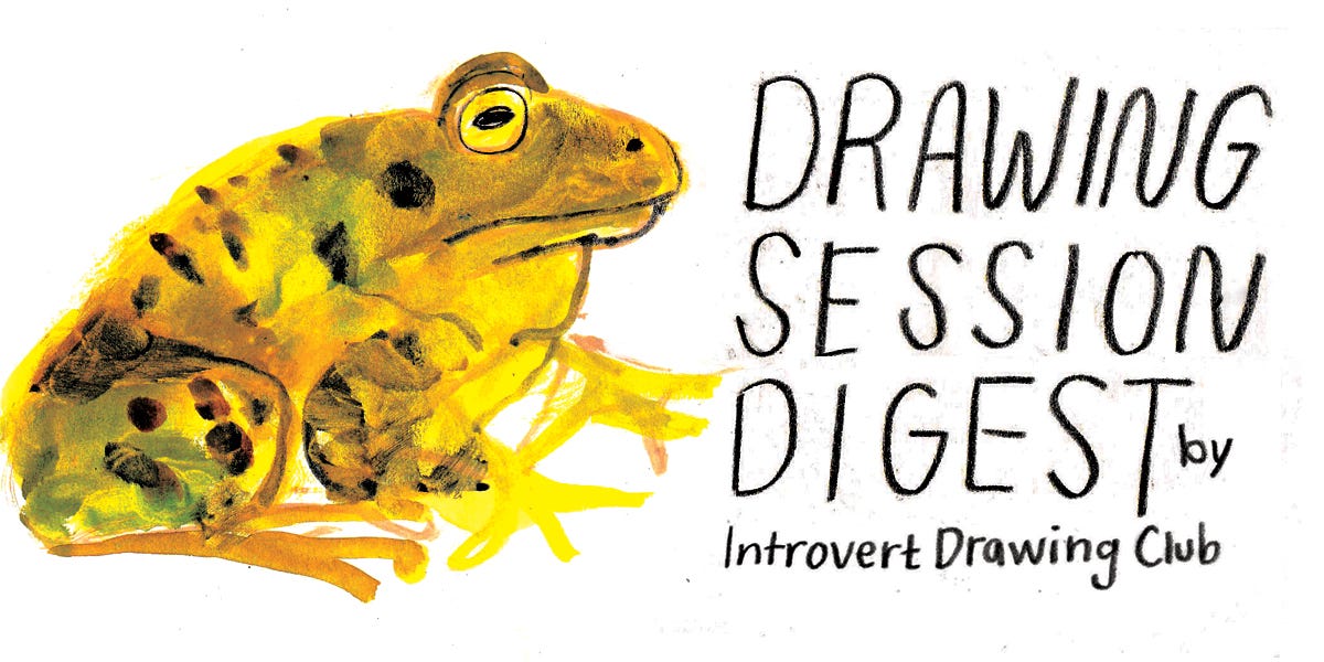 drawing session digest frog illustration by Beth Spencer drawing session digest frog illustration by Beth Spencer