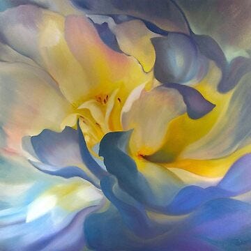 Item preview, Georgia O Keeffe Art Flower designed and sold by BOYSLUG.