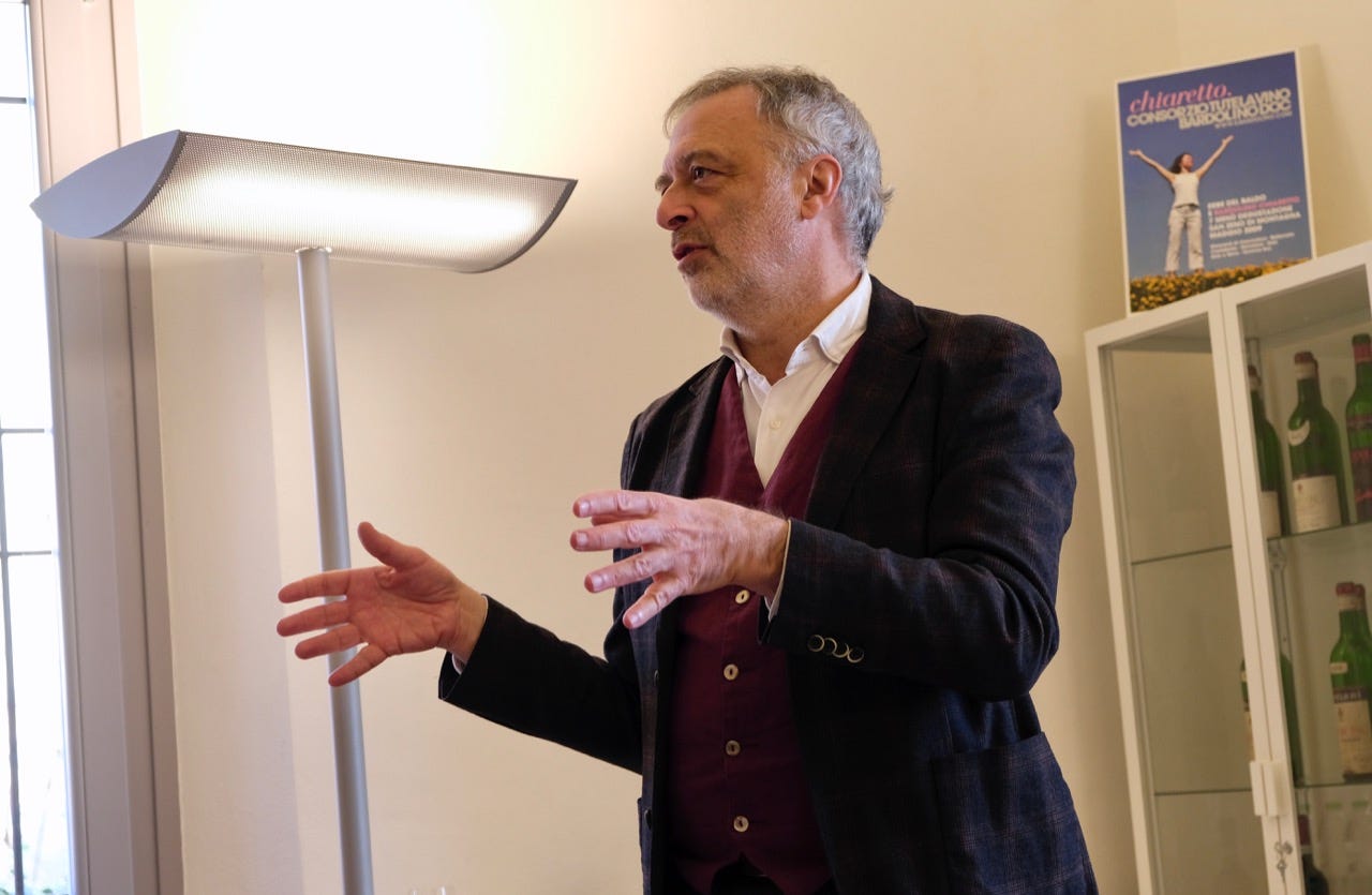 Angelo Peretti of the Bardolino Consorzio