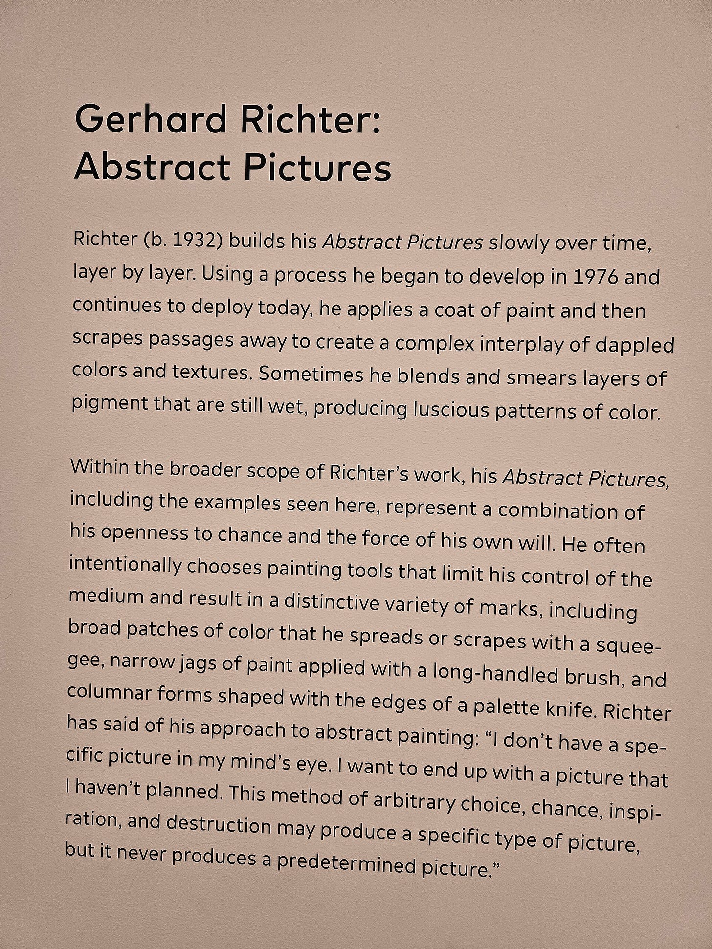 Gerhard Richter, abstract paintings, installation view at SFMOMA, San Francisco. Gerhard Richter, abstract paintings, installation view at SFMOMA, San Francisco.