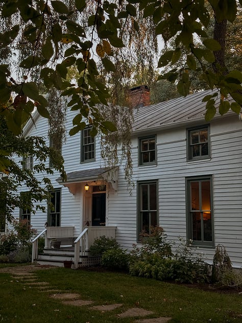 Old farmhouse hudson valley painted windows farrow & ball green smoke