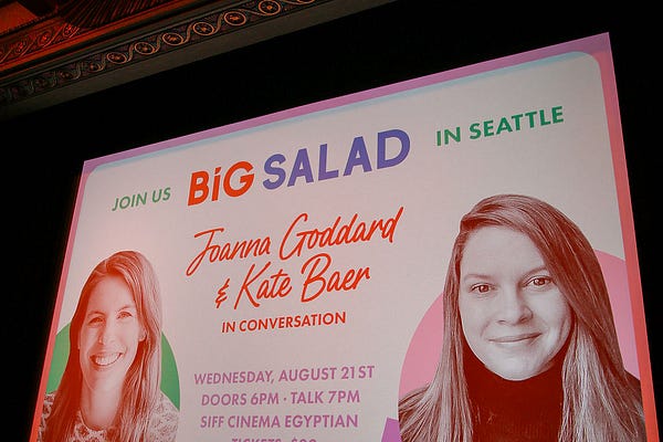 Big Salad Podcast | Joanna Goddard | Substack