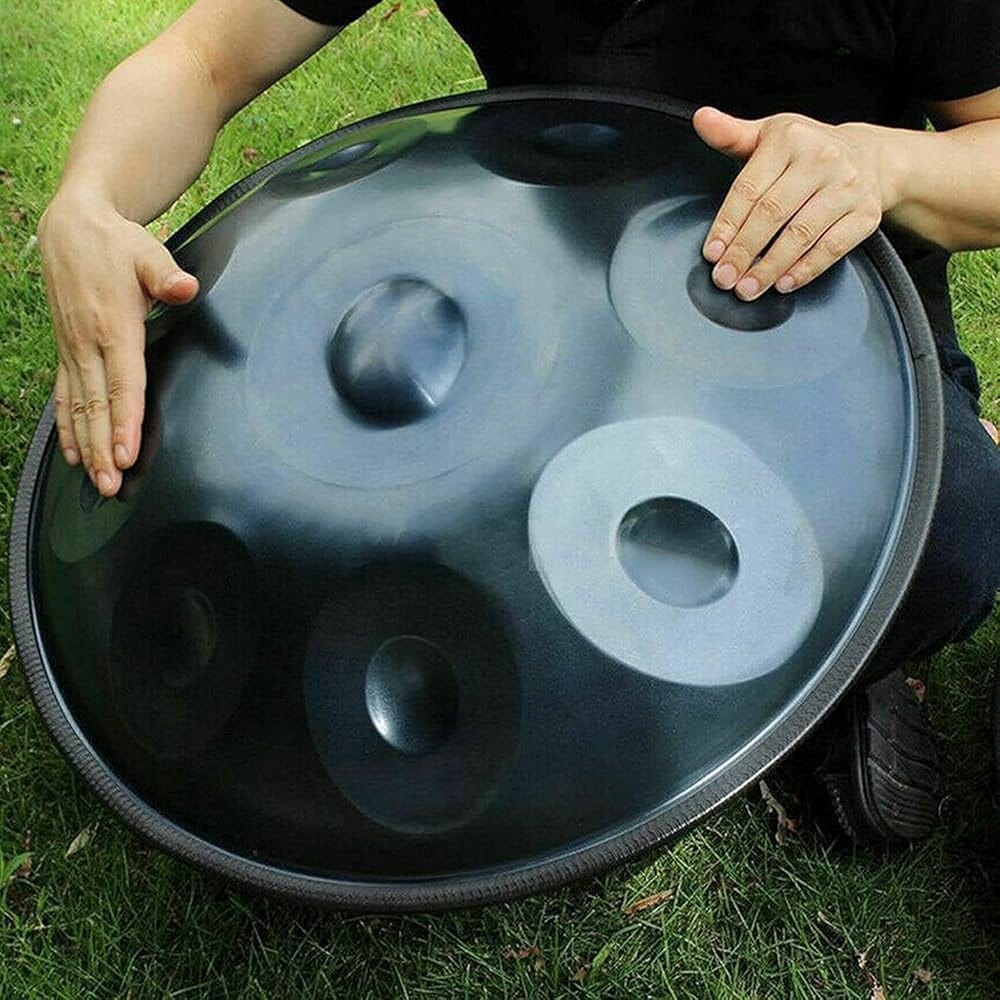 Handpan Drum Hand Pan 9 10 12 14 Notes Instrument de percussion  professionnel Handpan en acier avec sac de voyage Décoration de corde et  maillets pour méditation Yoga Zen : Amazon.fr: Instruments