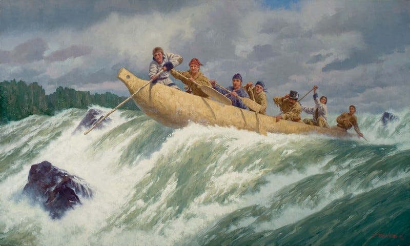 Lewis & Clark Entertain The Locals