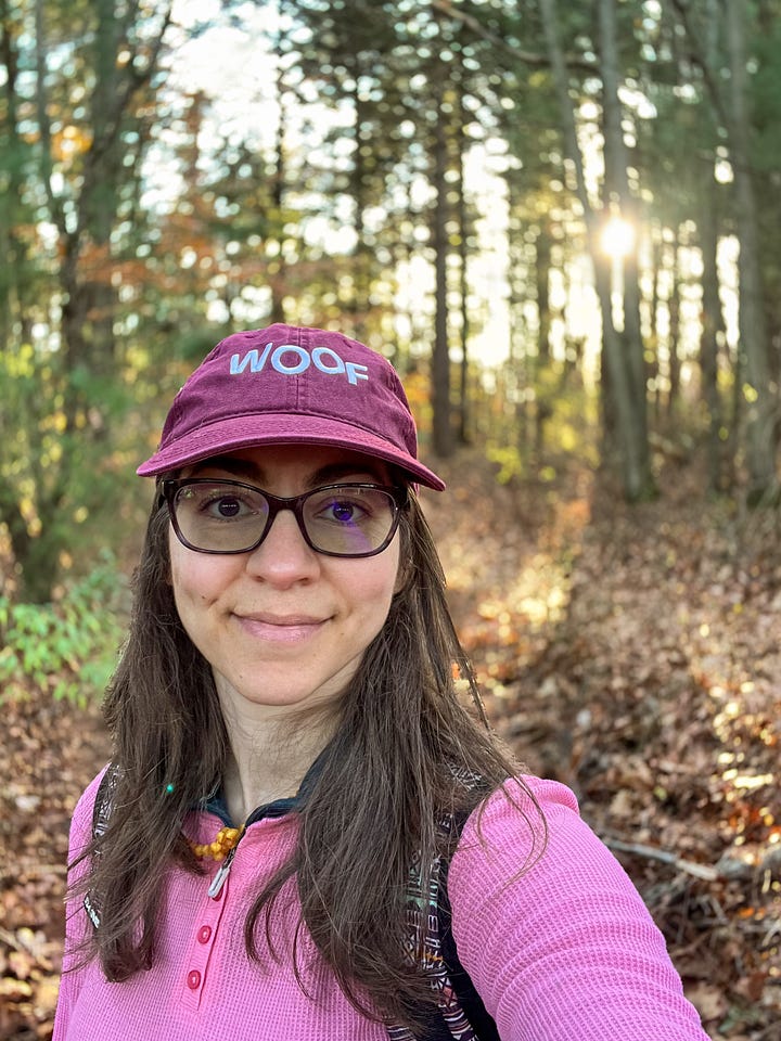 Selfies during moments of hiking when I find myself separated from the pack.