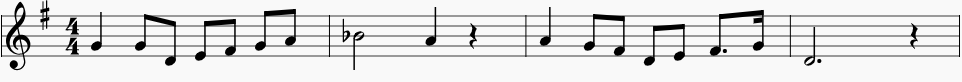 A section of sheet music for Nelly was a Lady