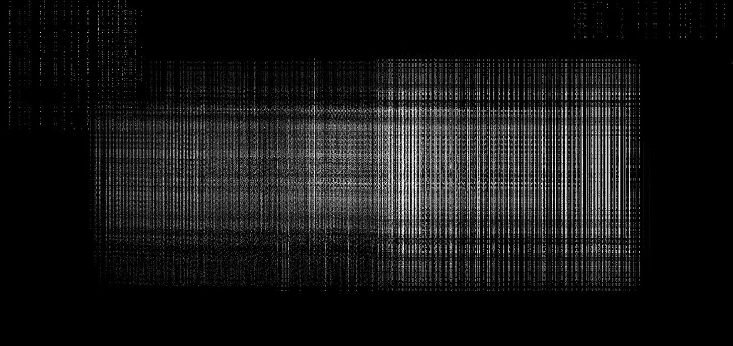a black and white photo of a square