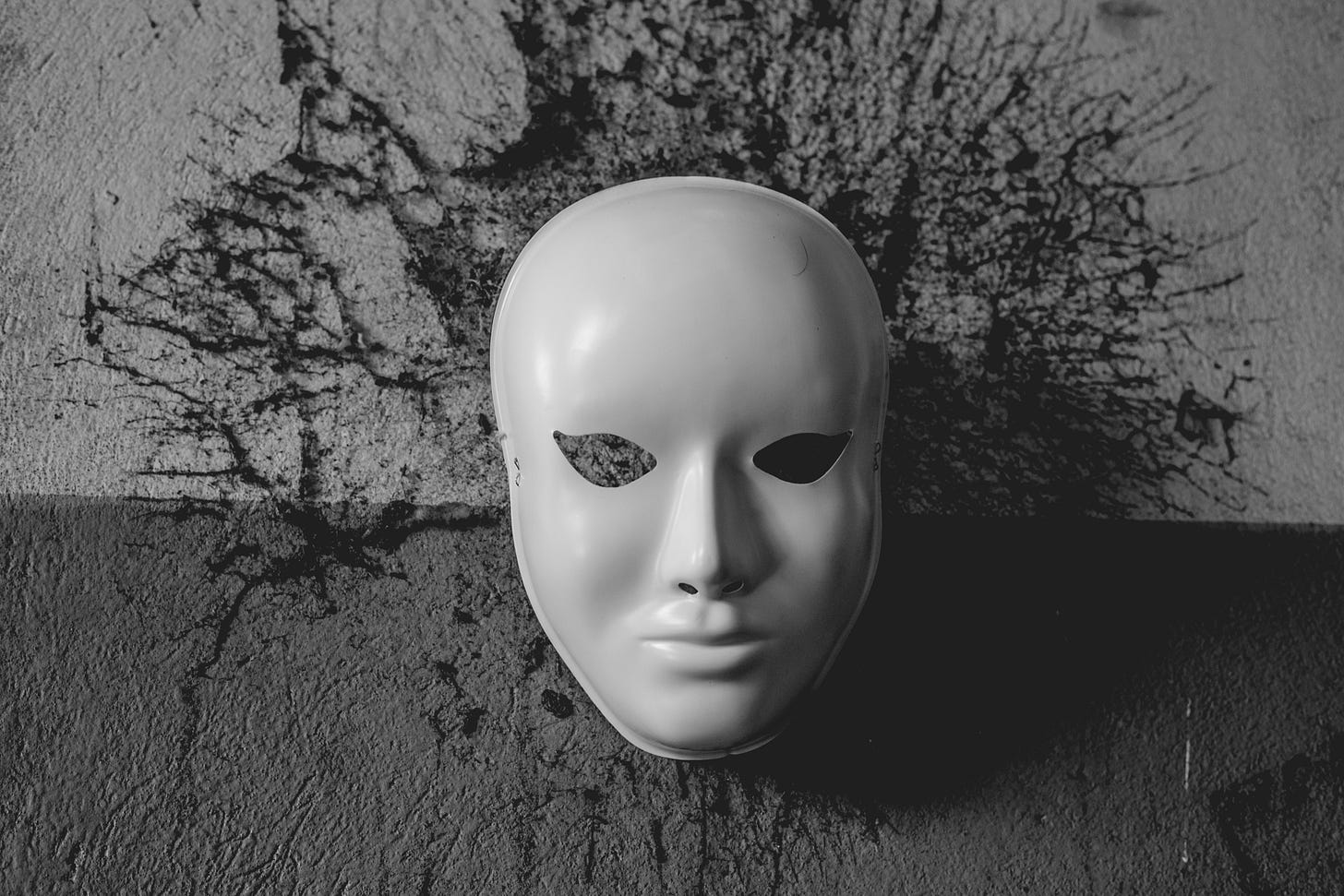 Mask symbolising medical neglect Mask symbolising medical neglect