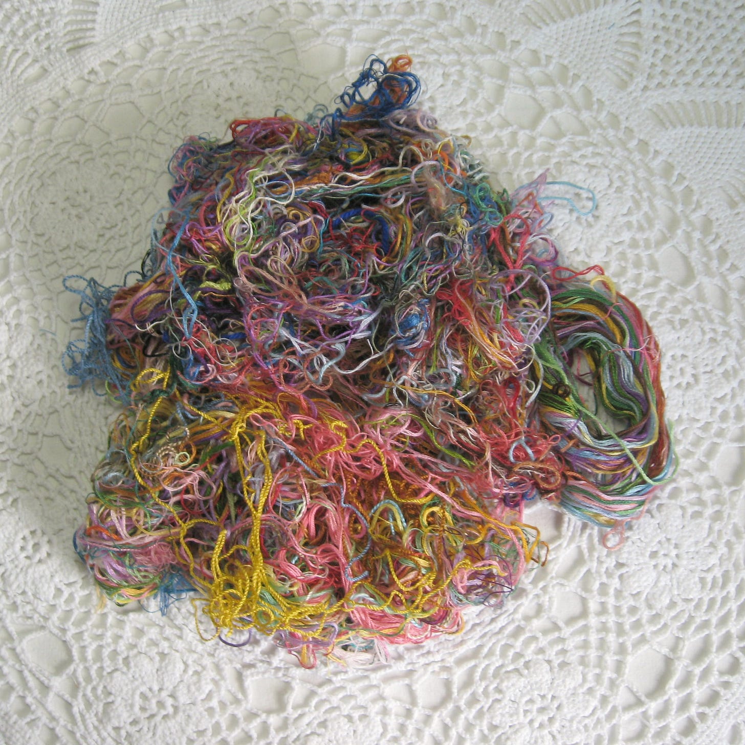 An enormous Embroidery silk tangle and tidy up…… – ericka eckles
