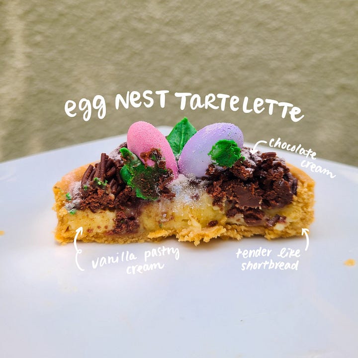 Renaissance Patisserie Egg Nest Tartelette