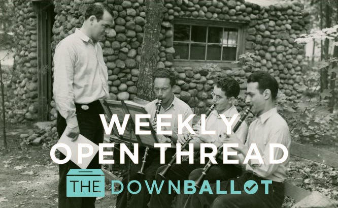 Weekly open thread - by James Lambert - The Downballot