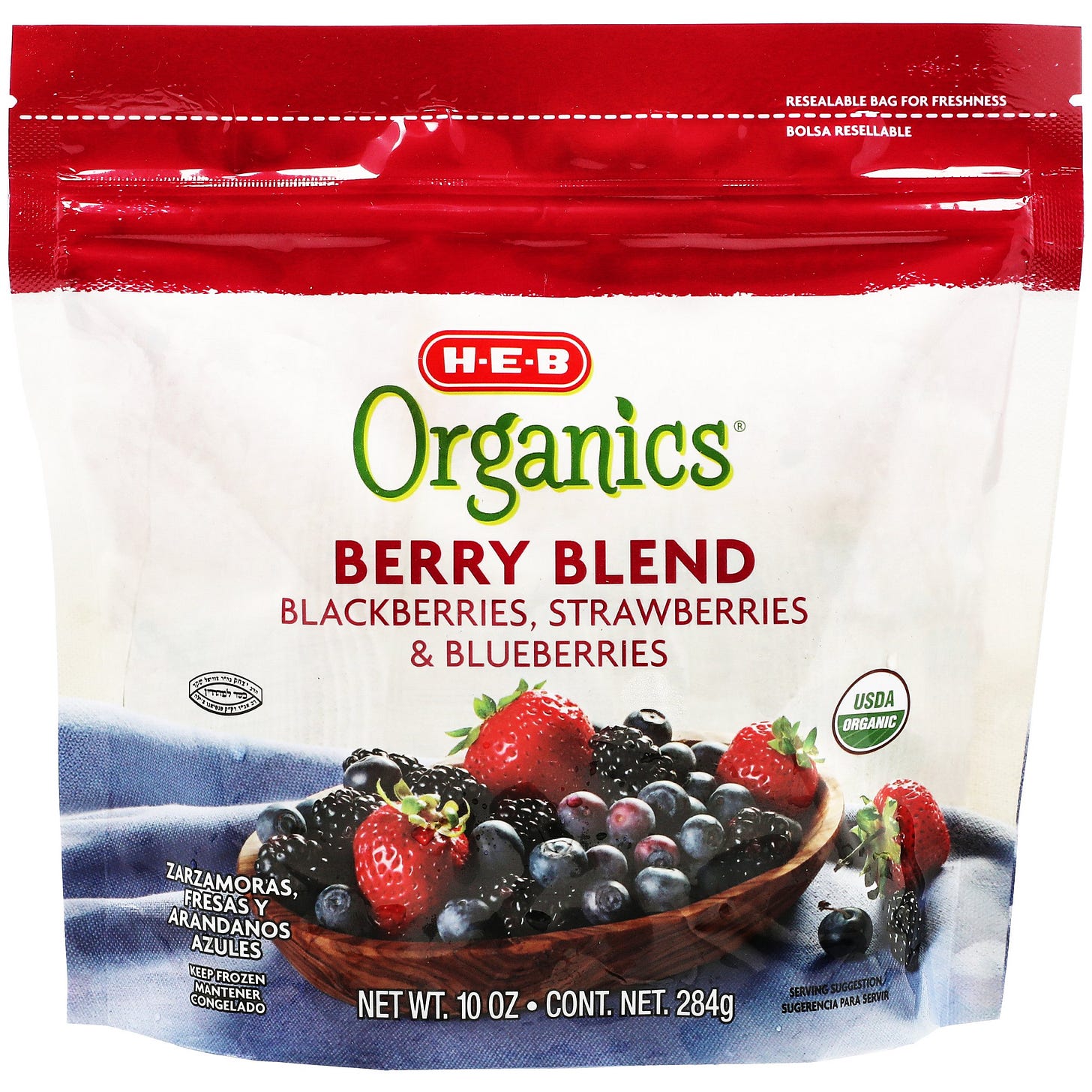 H-E-B Organics Frozen Berries Blend, 10 oz | Central Market - Really Into  Food