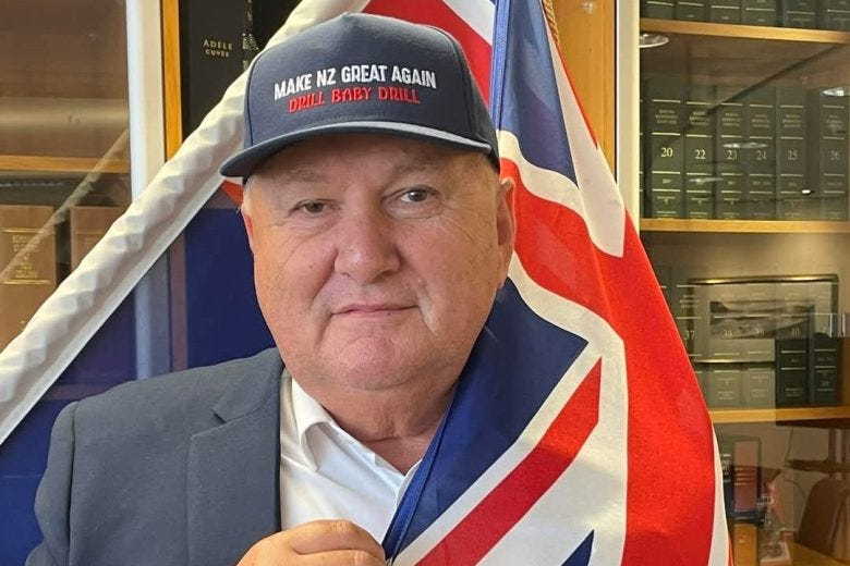 Shane Jones in MAGA attire. Shane Jones in MAGA attire.
