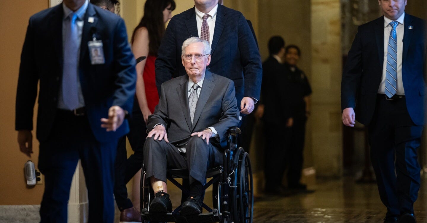 84-Year-Old Mitch McConnell Hospitalized With Mystery Ailment - NOTUS — News of the United States 84-Year-Old Mitch McConnell Hospitalized With Mystery Ailment - NOTUS — News of the United States