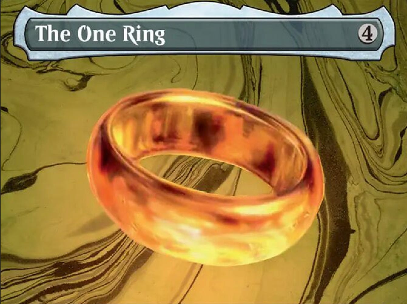 WotC Admits The One Ring Art for The Hobbit Set Was Traced From