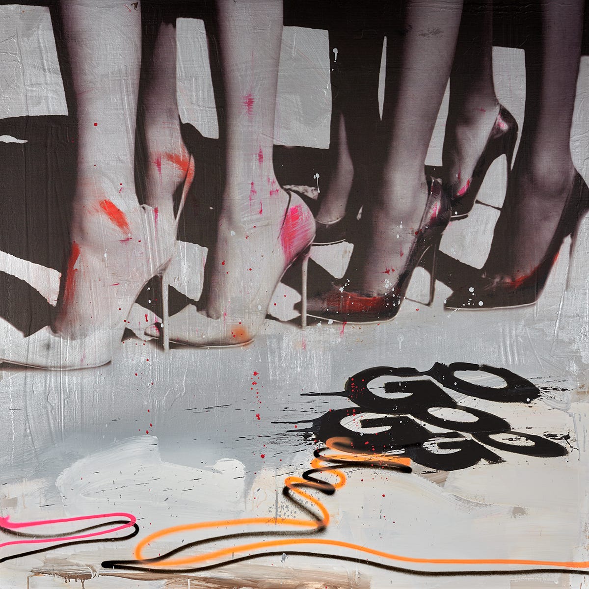 Go Go, Jorg Doring painting