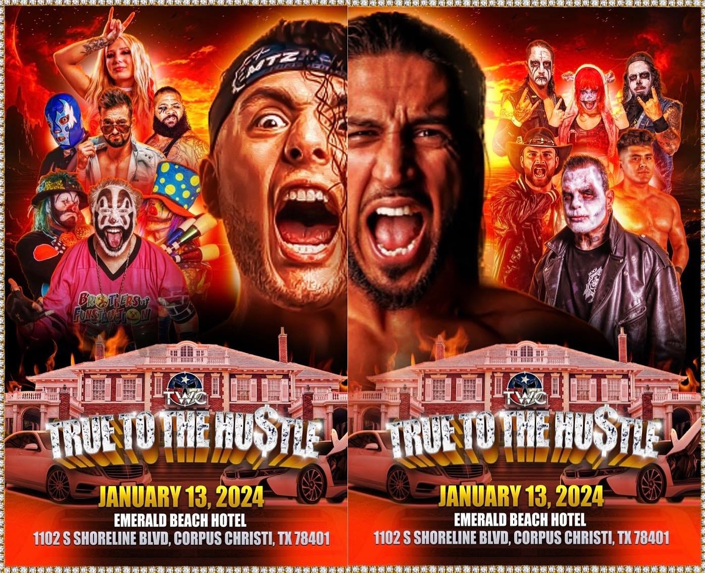 Texas Wrestling Cartel - True to the Hustle - Promo Graphic