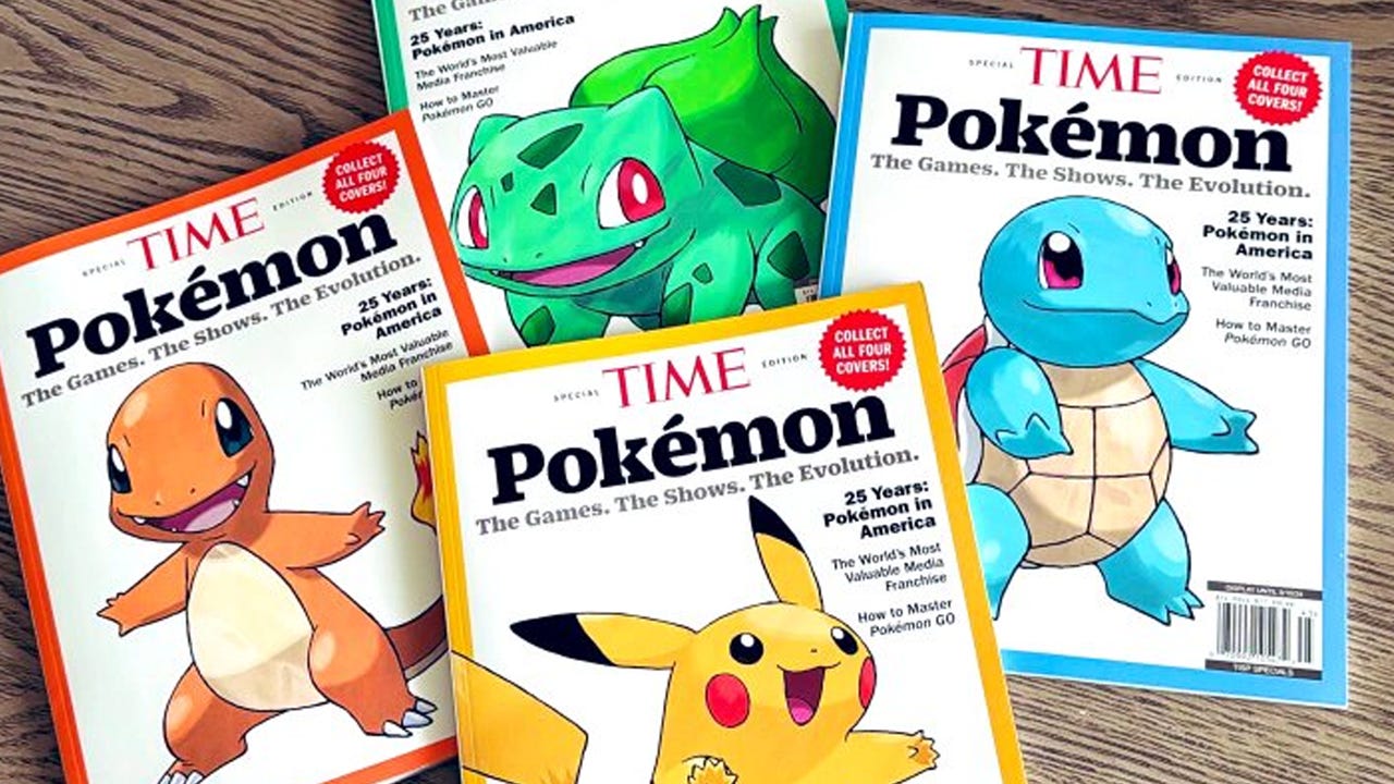 Time Magazine Celebrates 25 Years of Pokémon with Collectible Issues -  Nintendo Supply