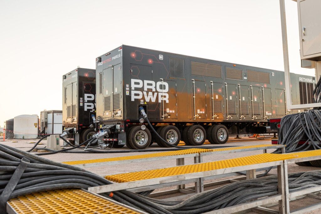 a train on a trailer