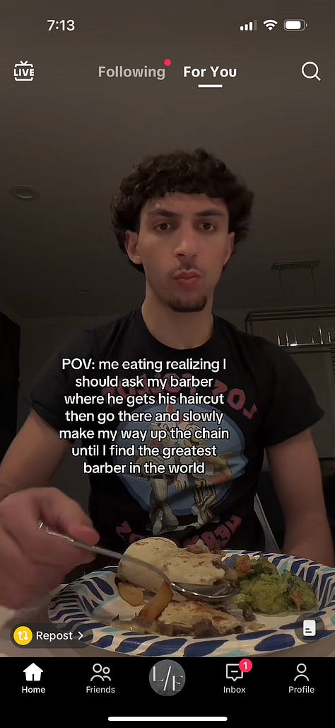 TikTok screenshots