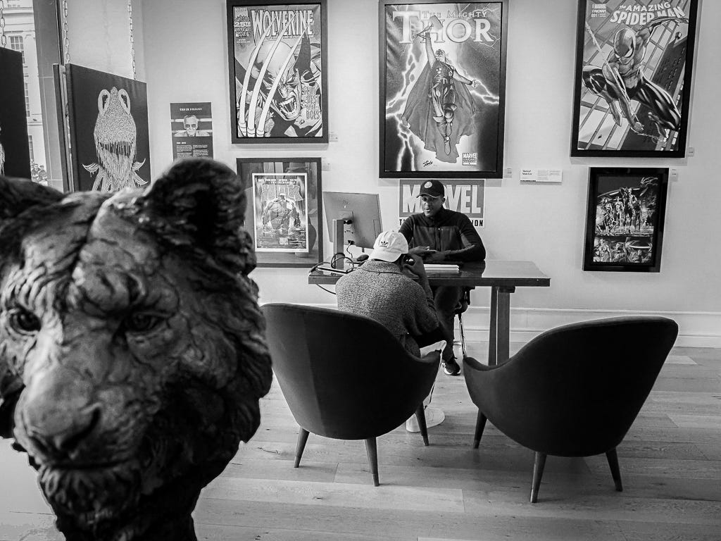 For obvious reasons, this art gallery in Glasgow is my dream office.