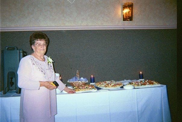 Grandma with Italian cookies