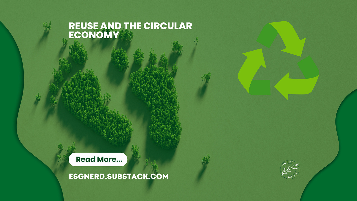 Reusing existing materials is good for the environment
