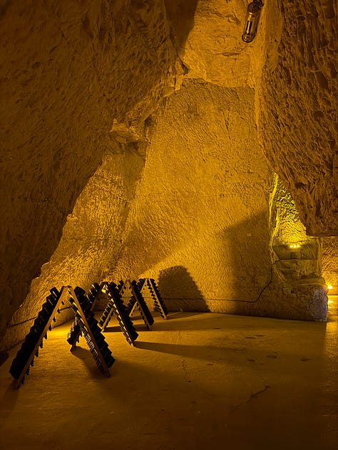 The magnificent 4th century caves of Taittinger