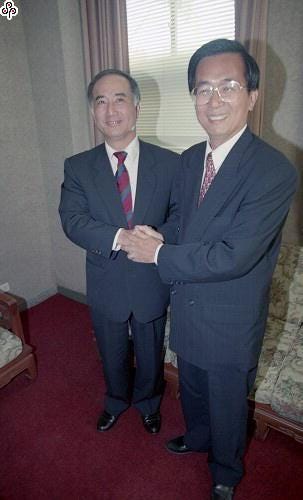 事件標題:台北市長當選人陳水扁拜會王金平(3837986)
