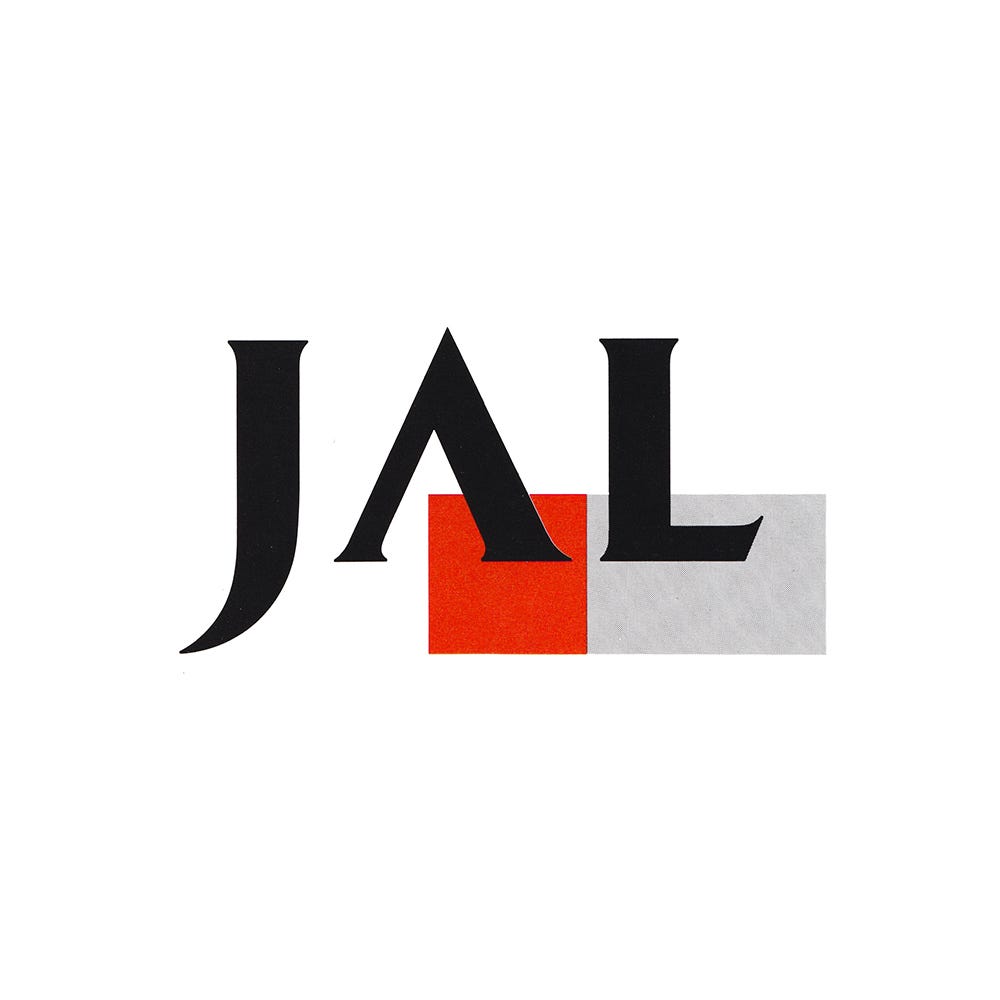 Japan Airlines by Landor, 1990, Logo Histories