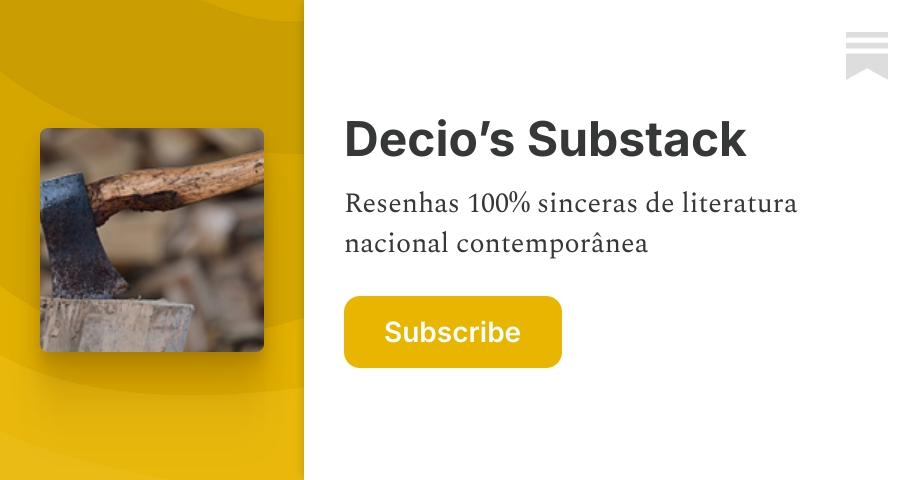 Decio’s Substack | Descendo o machado | Substack