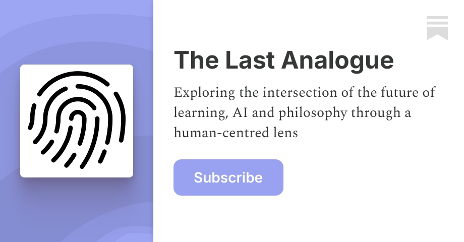 The Last Analogue | Jonathan Boymal | Substack