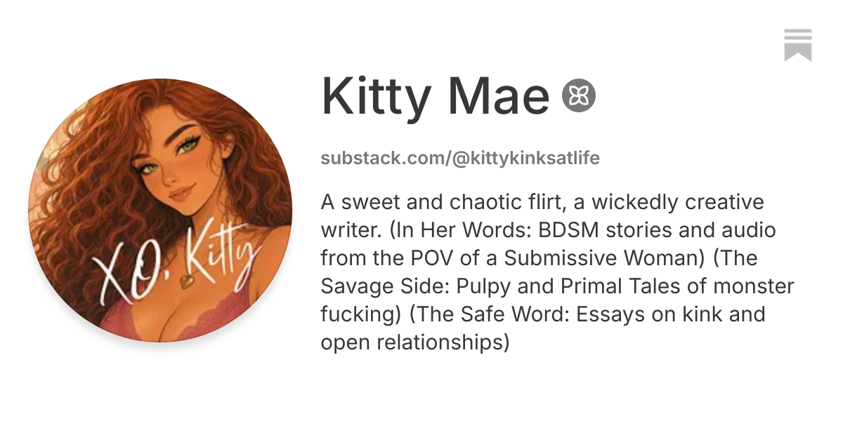 Kitty Mae | Substack