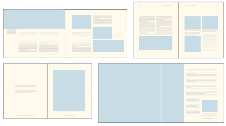 4 examples of coffee table book trim sizes and designs 4 examples of coffee table book trim sizes and designs