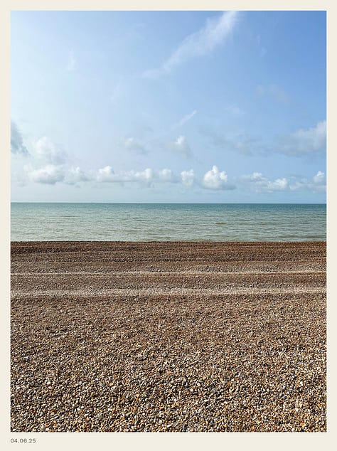 A gallery of images of the English coast across one year