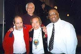 Front Robert Maestas, Bernie Whitebear, Larry Gosett. Back row Bob Santos