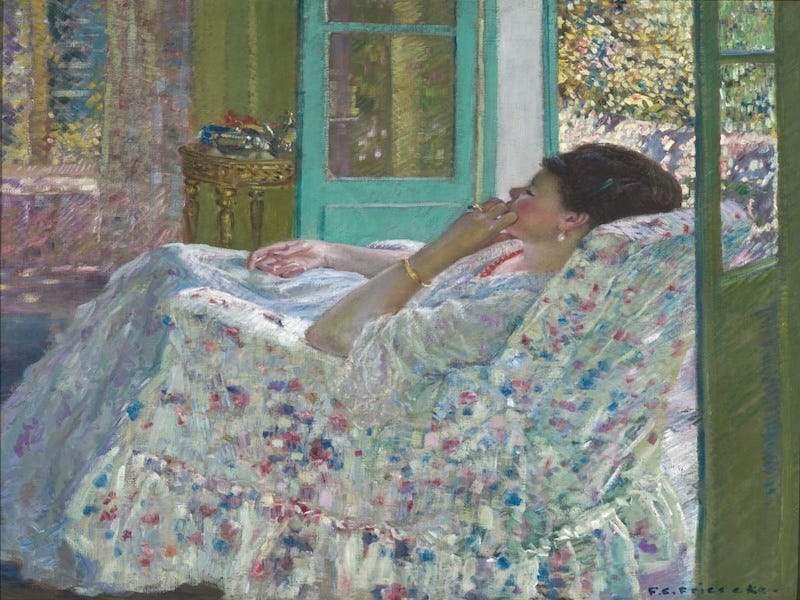 Afternoon Yellow Room, Frederick C. Frieseke, 1910