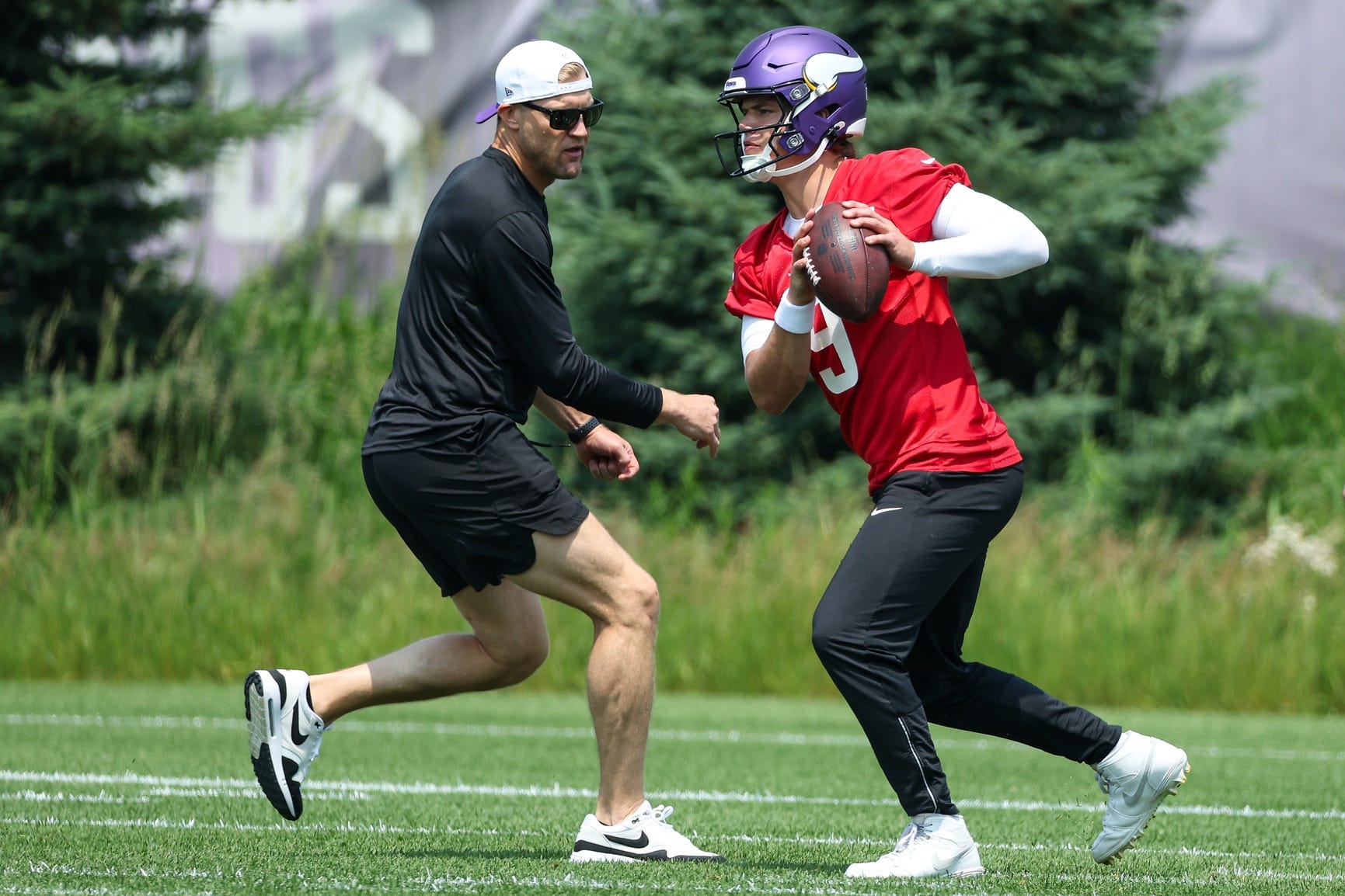 One area JJ McCarthy can be better than Sam Darnold