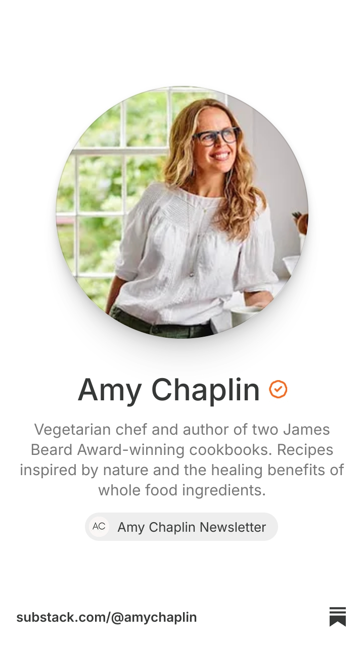 Amy Chaplin | Substack