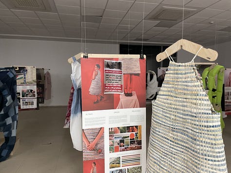 Exposición de moda Universidad de Birzeit