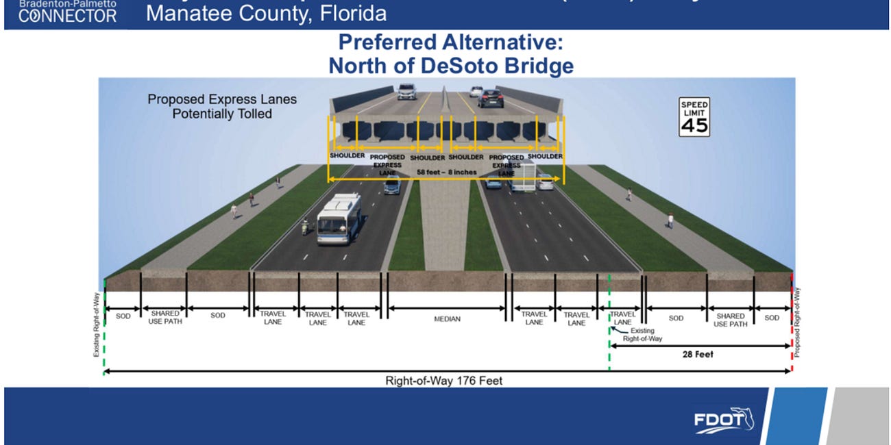 FDOT Selects $916 Million DeSoto Bridge and Elevated Expressway Plan as Preferred Alternative